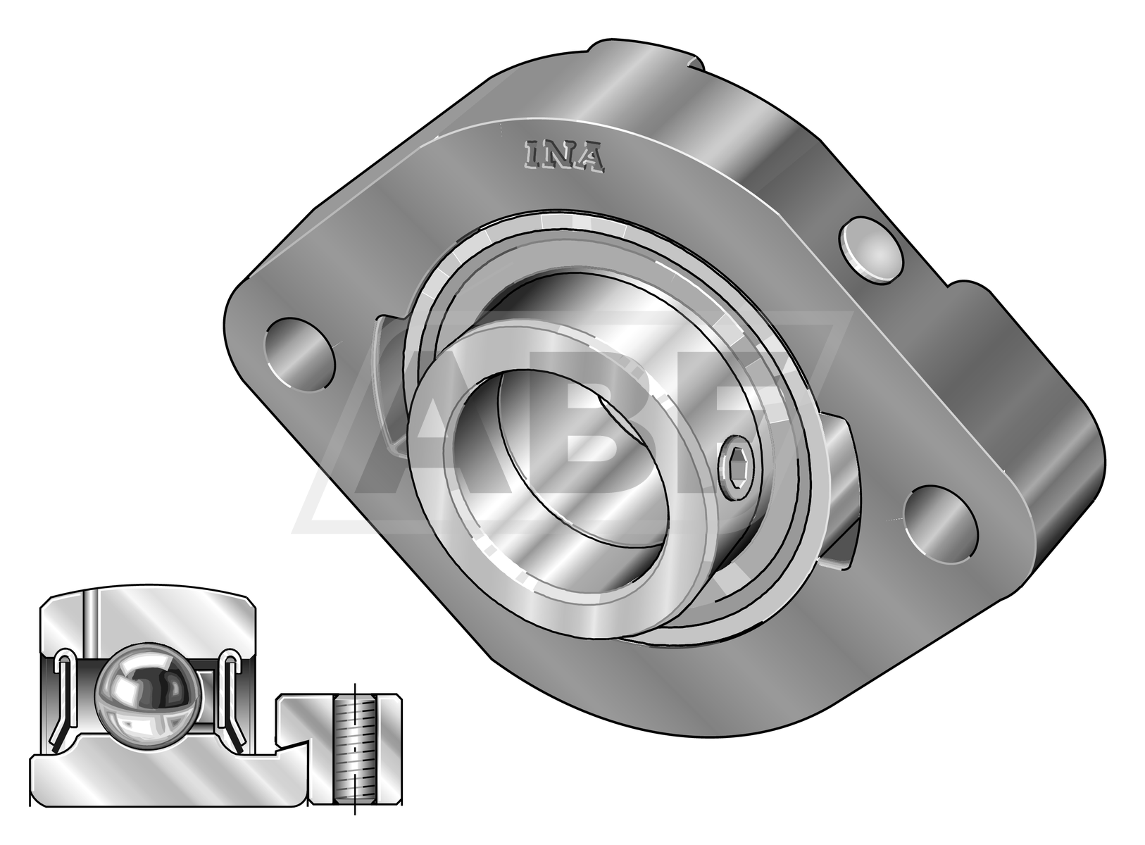GLCTE15-XL-FA125.8 INA