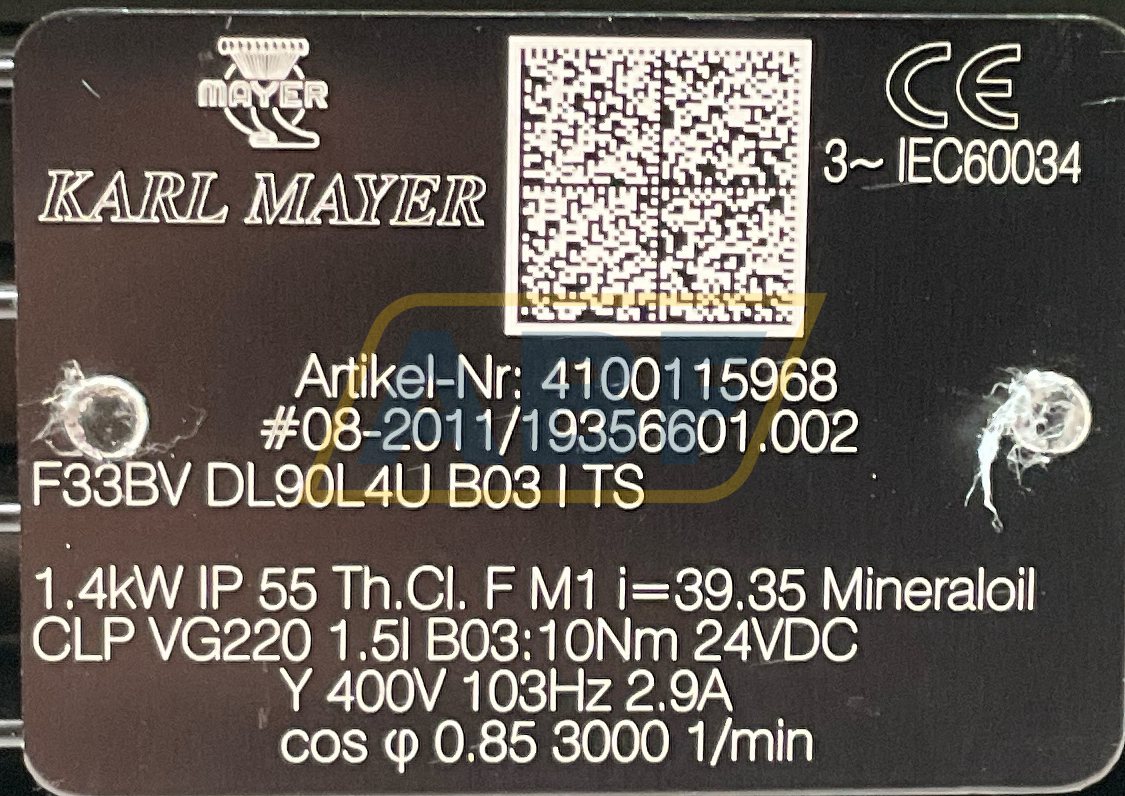 F33BVDL90L4UB03ITSI39 Karl Mayer