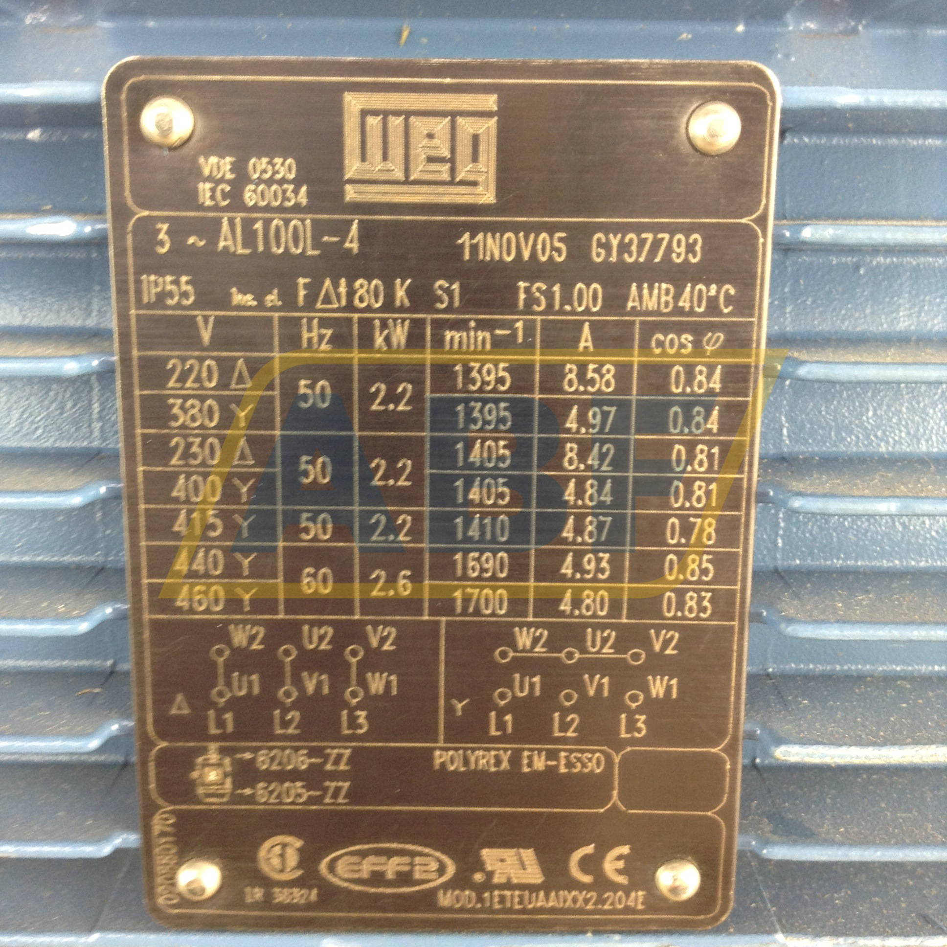 2.2K31AL100L4B14 WEG