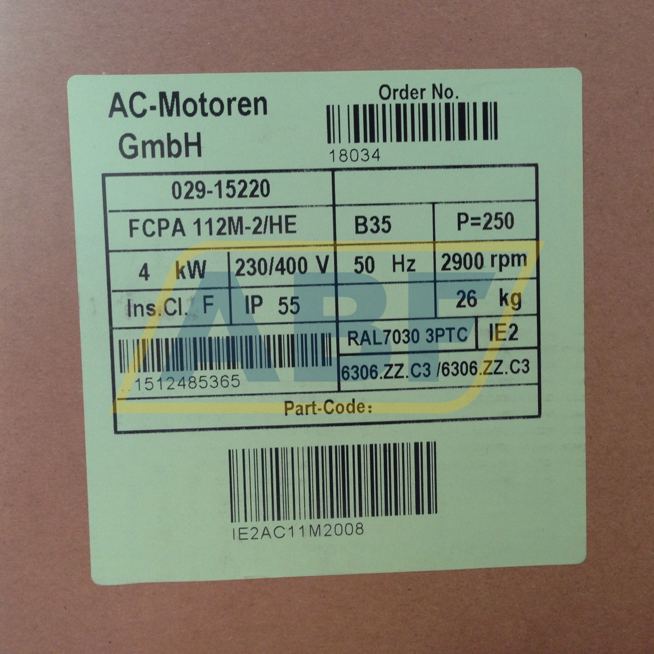 FCPA112M-2/HEB35 AC-Motoren GmbH