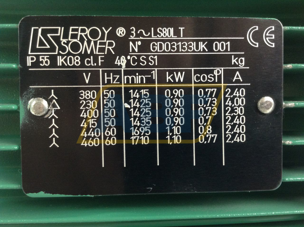 LS80L4P0,9B3 Leroy Somer
