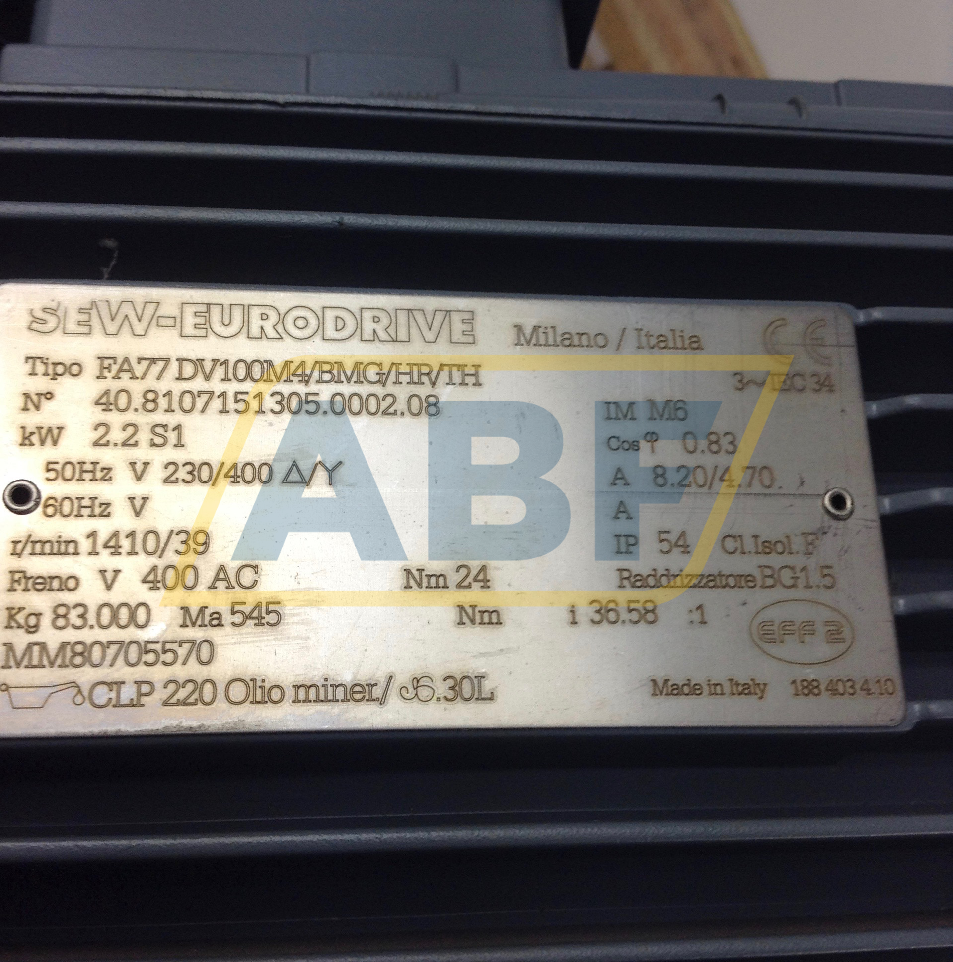 FA77DV100M4/BMG/HR/TH SEW-EURODRIVE