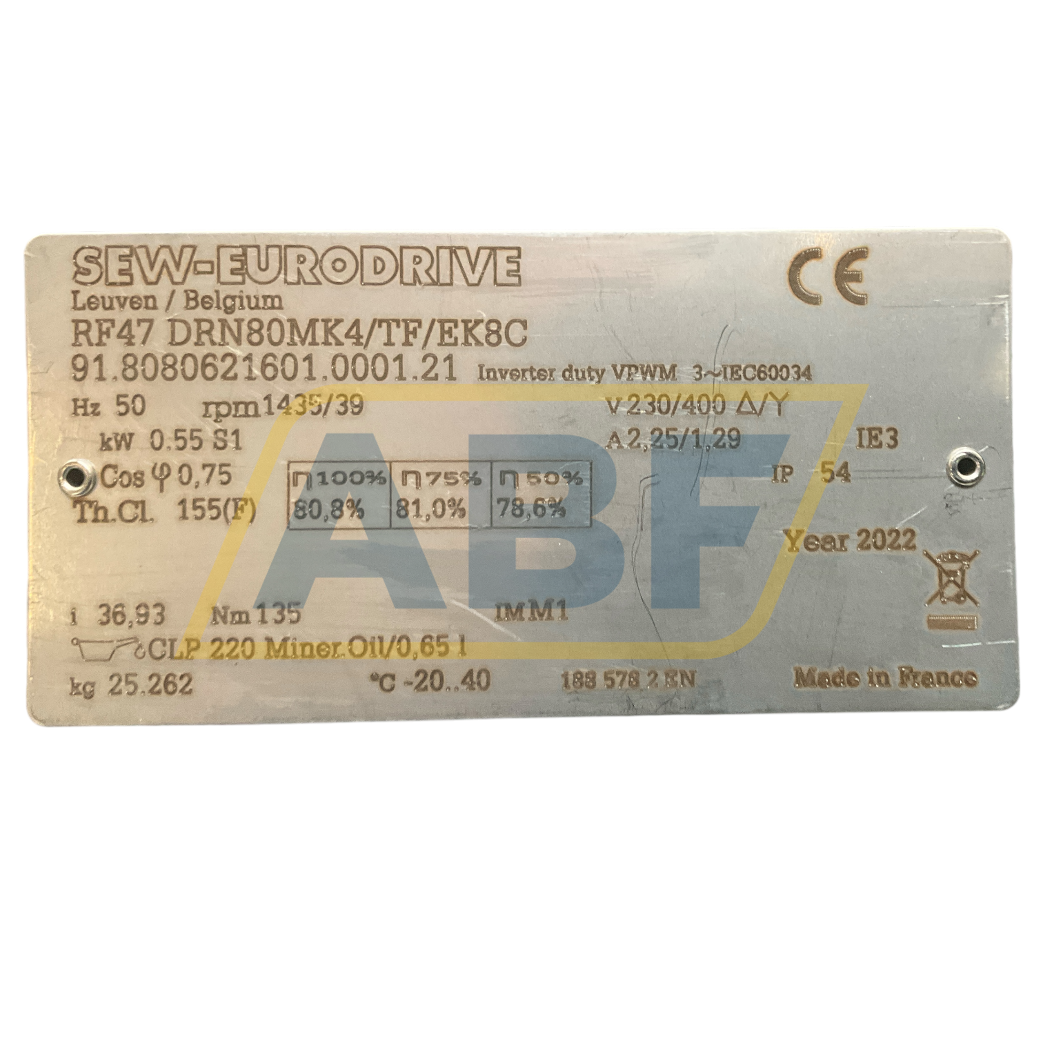 RF47DRN80MK4/TF/EK8C SEW-EURODRIVE