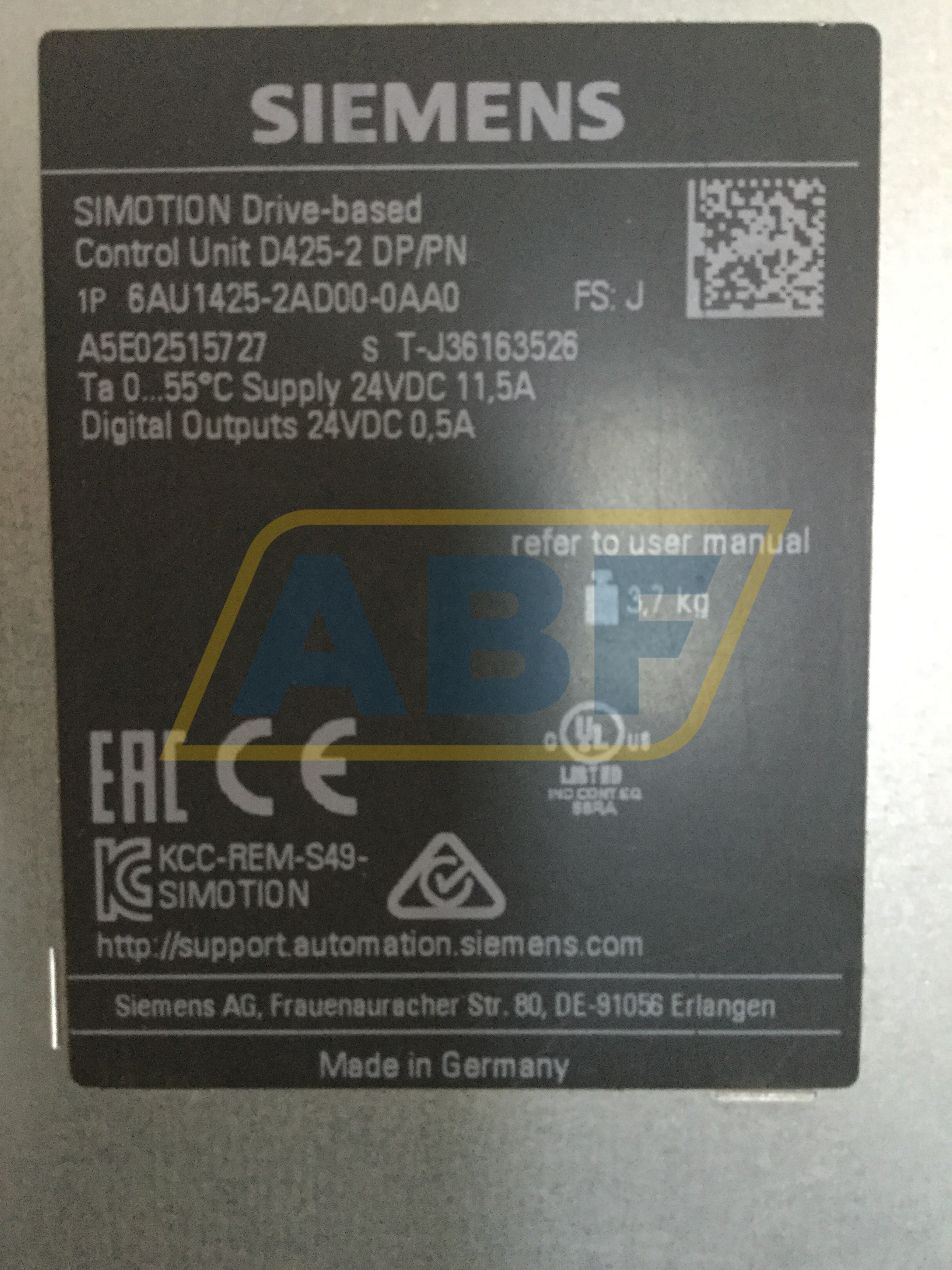 6AU1425-2AD00-0AA0 Siemens