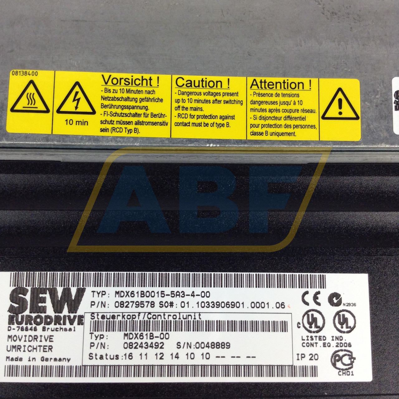 MDX61B0015-5A3-4-00 SEW-EURODRIVE