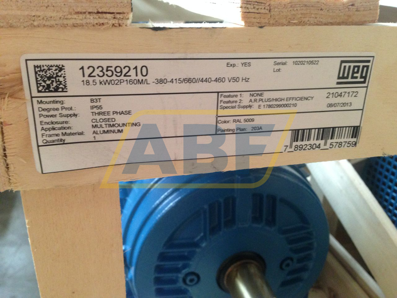 18.5K32AL2160M/L2B3 WEG