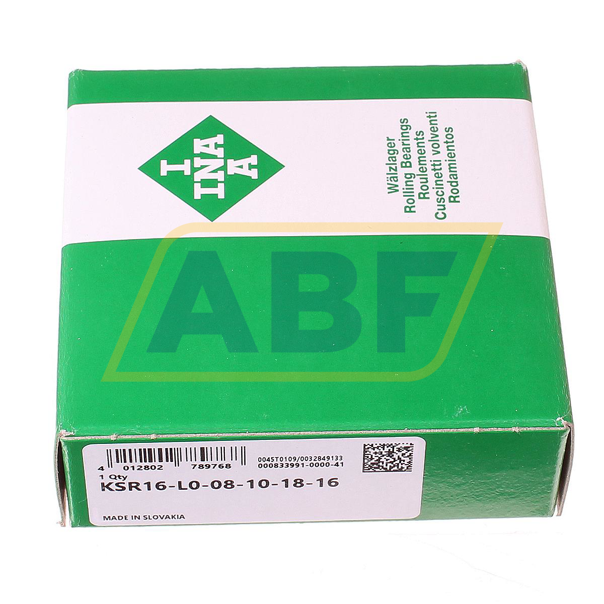 KSR16.LO.08.10.18.16 INA