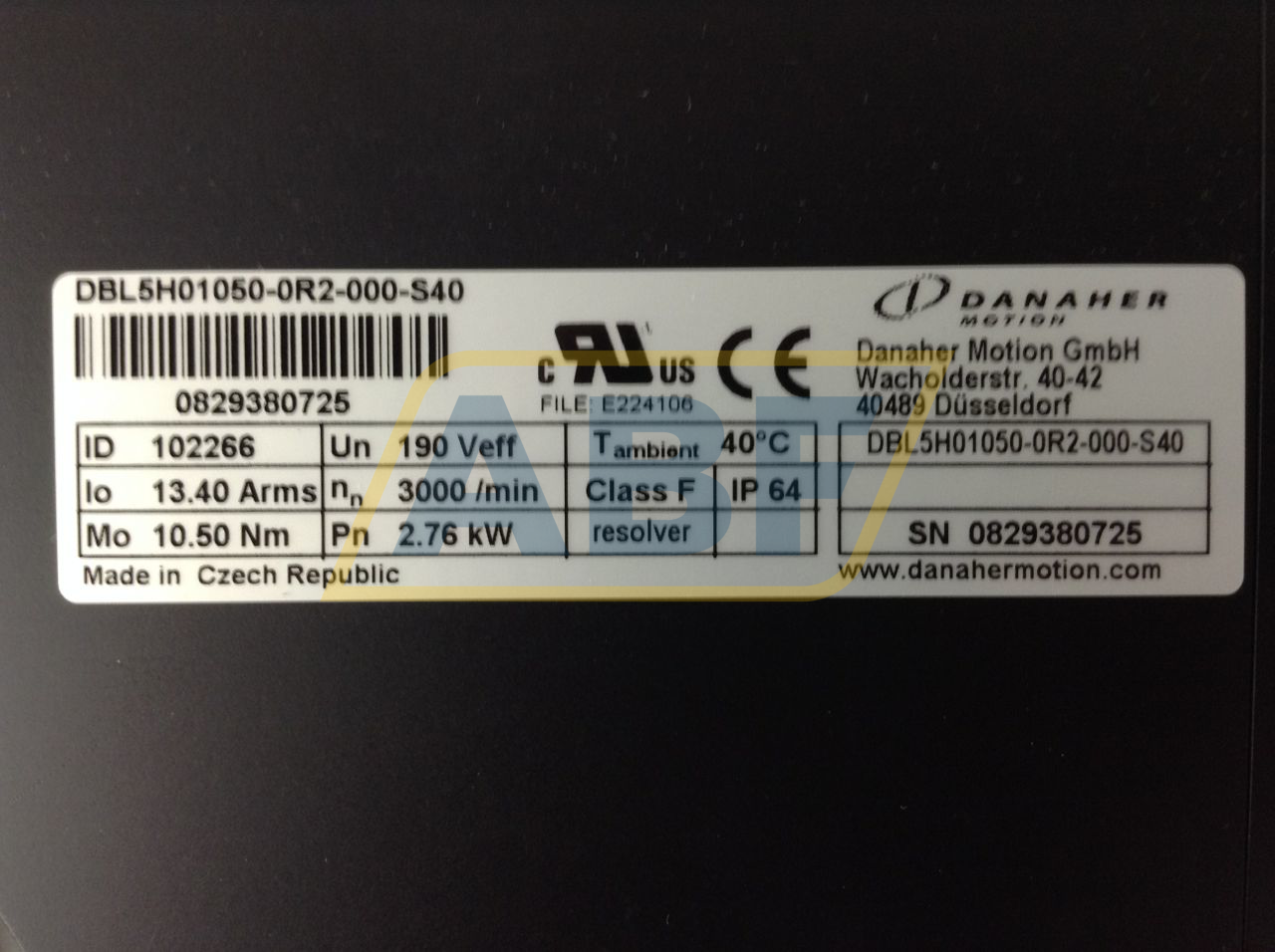 DBL5H01050-0R2-000-S4 Danaher Motion GmbH