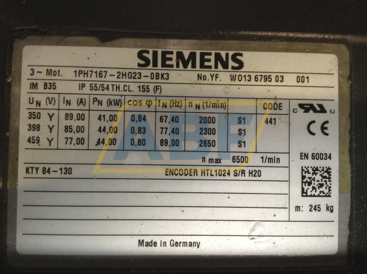 1PH7167-2HG23-0BK3 Siemens