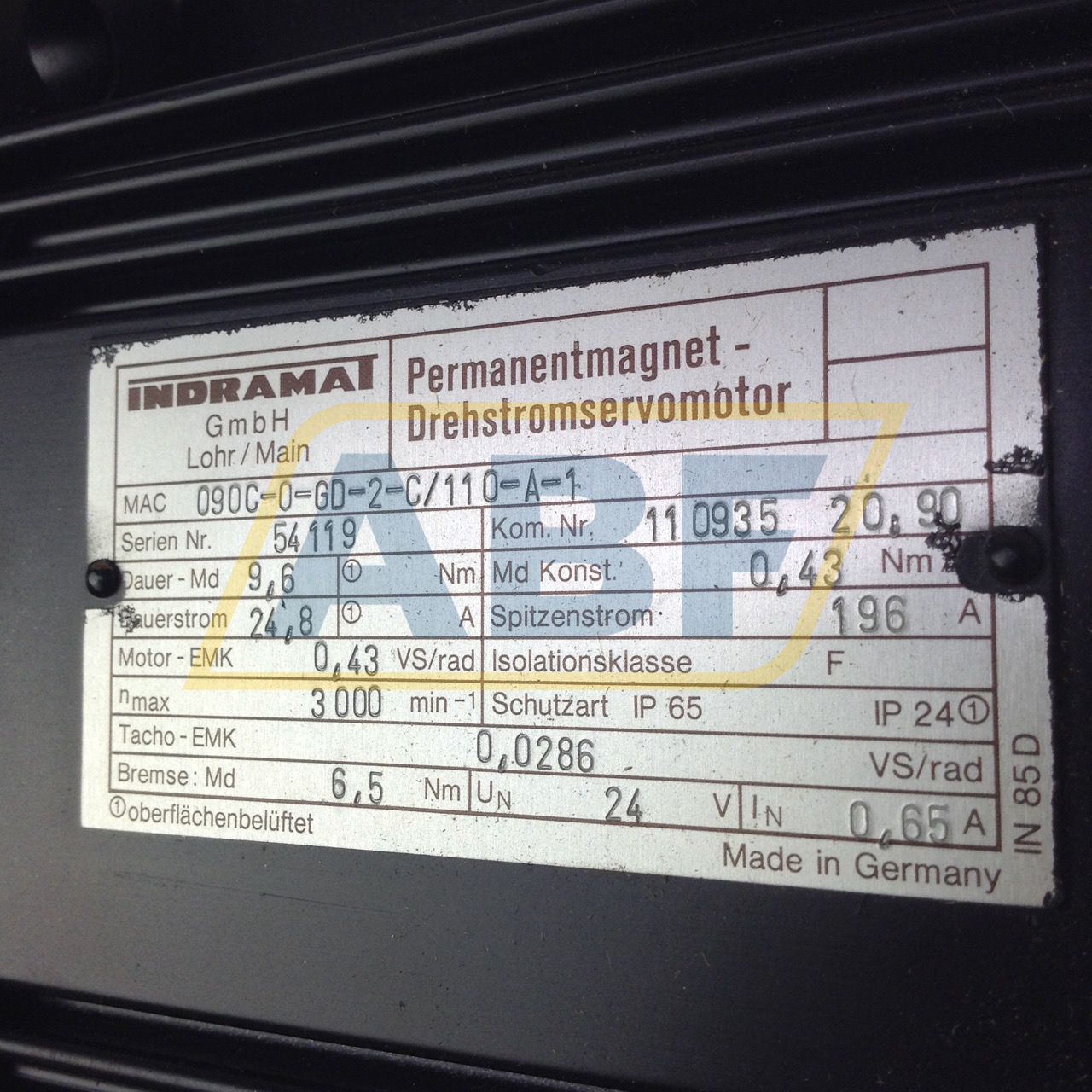 MAC090C-0-GD-2-C/110- Indramat