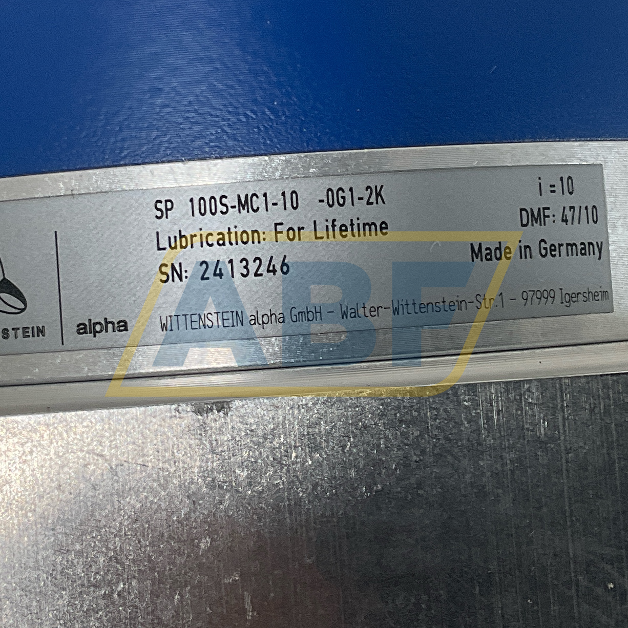 SP100S-MC1-10-0G1-2K Wittenstein