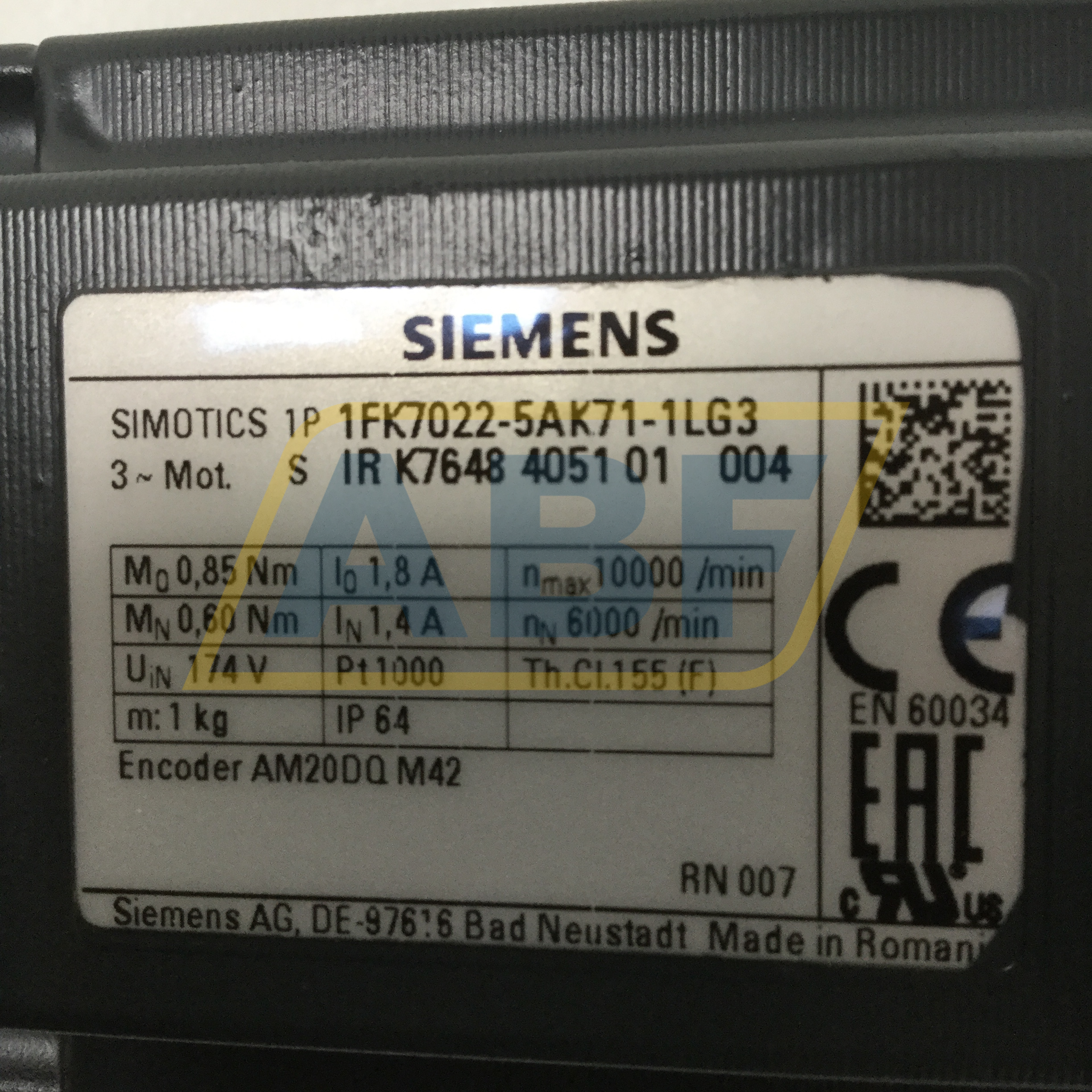 1FK7022-5AK71-1LG3 Siemens