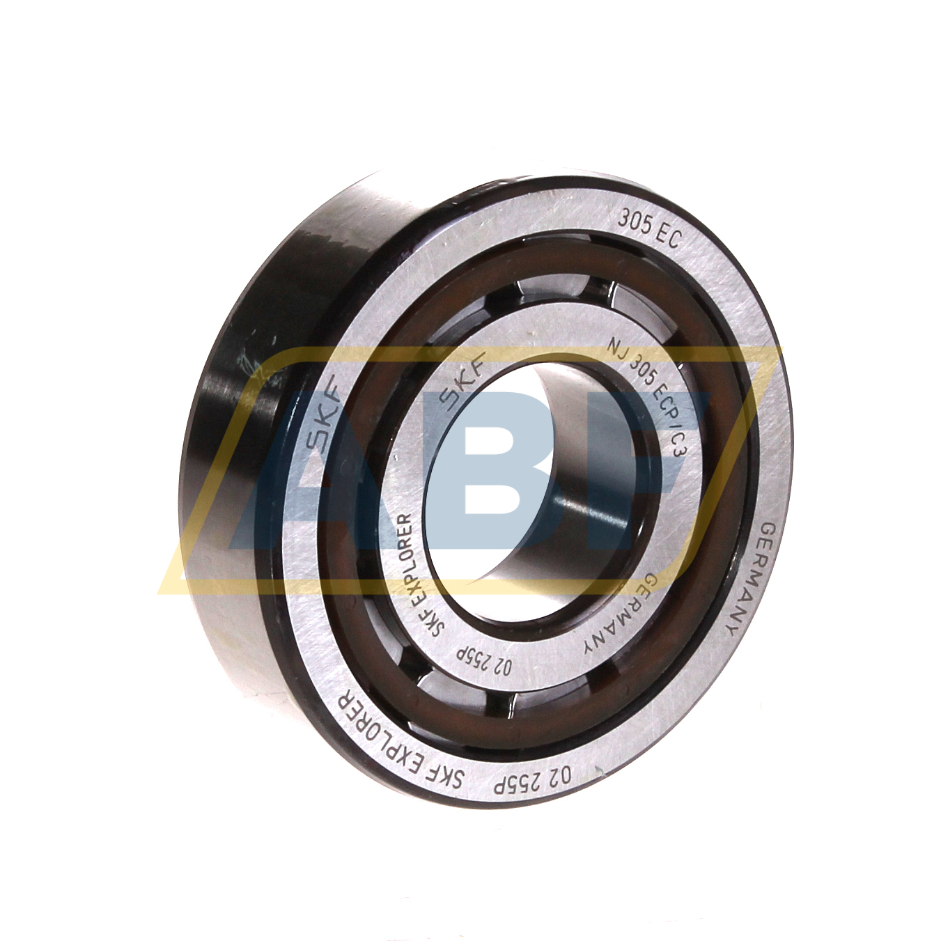 Roulement à Rouleaux Cylindriques SKF NJ305ECP/C3 - 25x62x17 Mm - Neuf (précision Standard, Jeu C3)