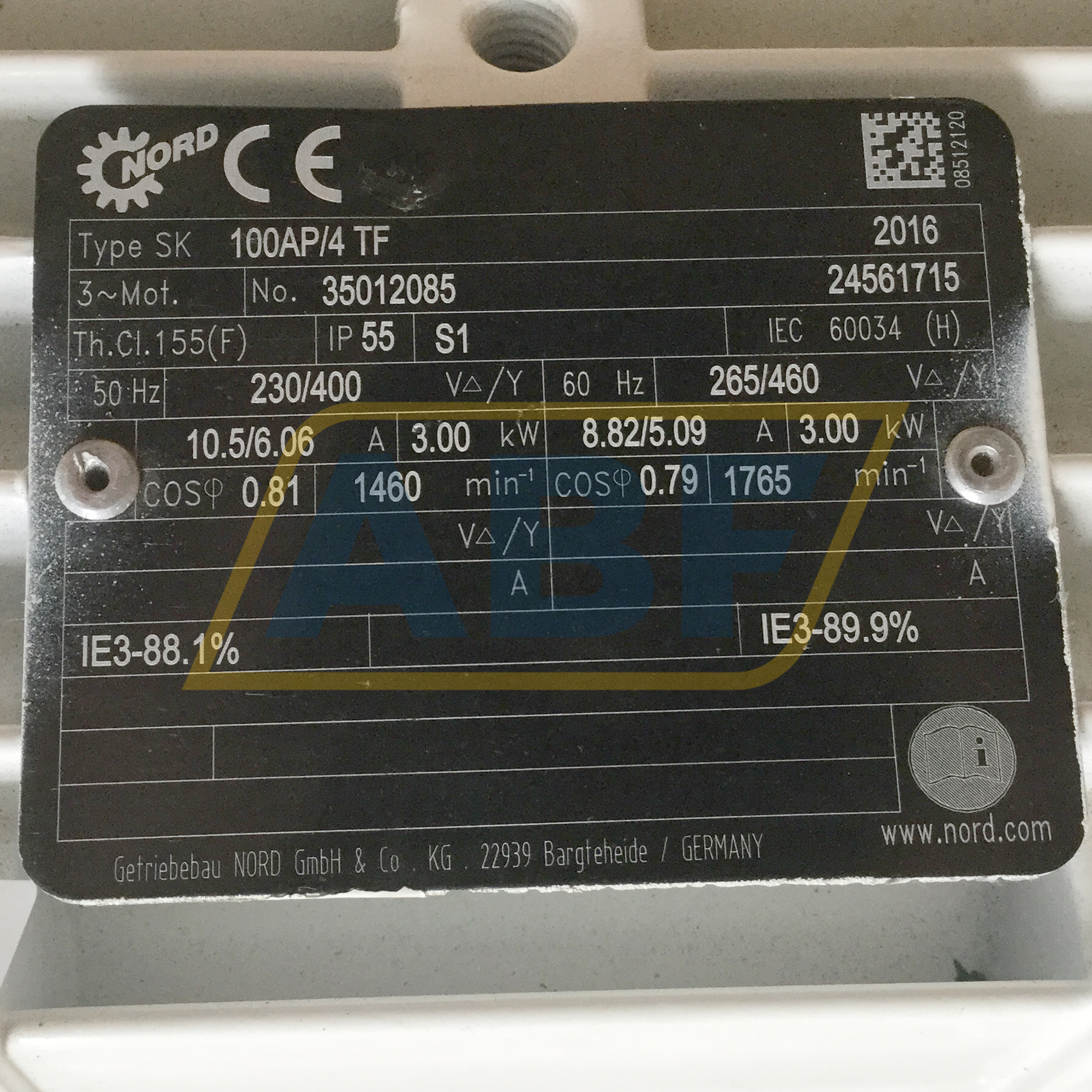 SK255F-100AP/4TF Nord Drive Systems