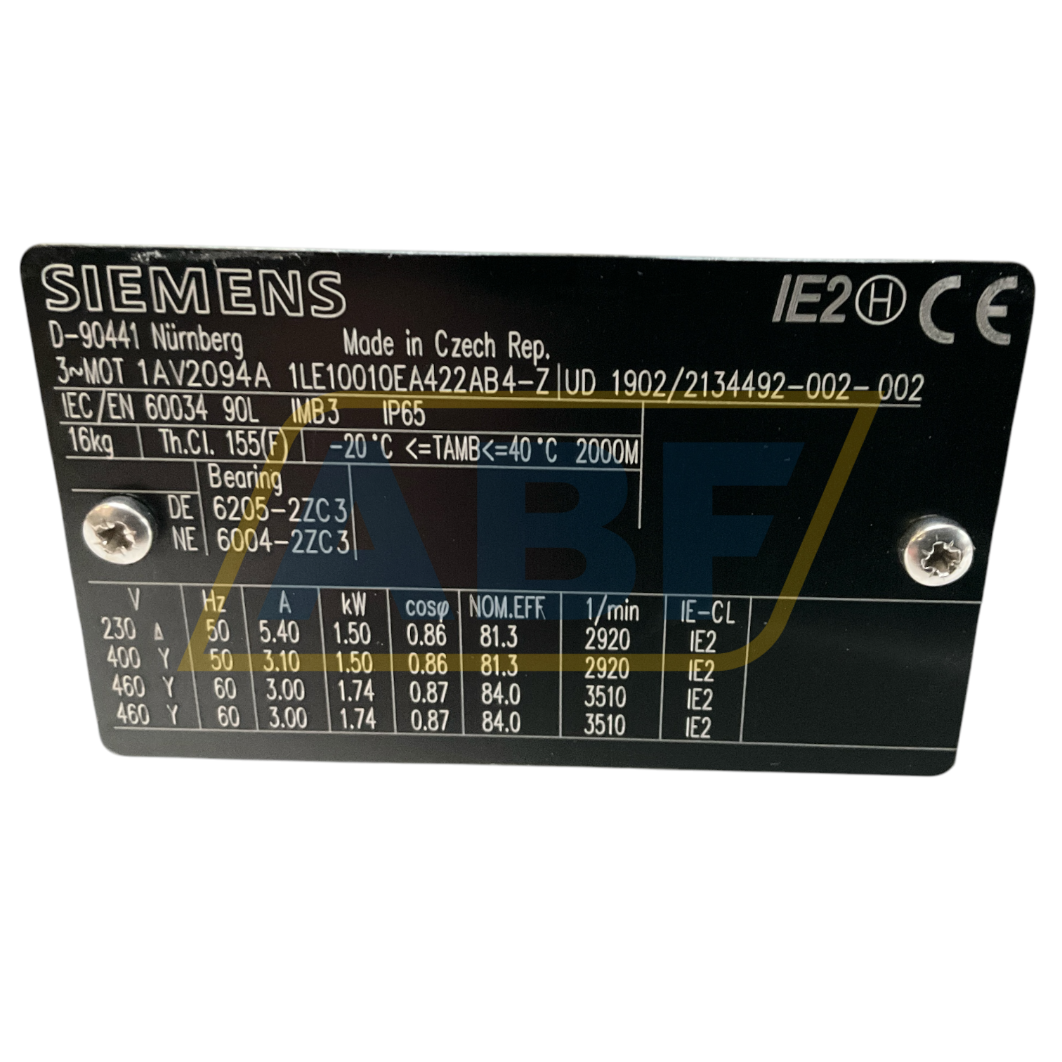 1LE1001-0EA42-2AB4-Z Siemens