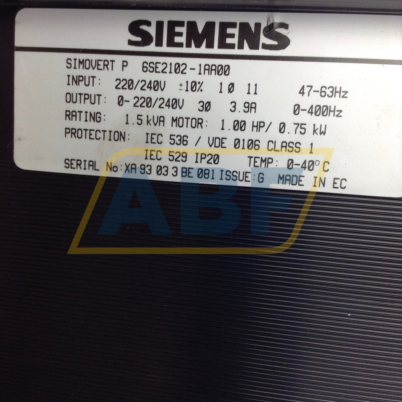 6SE2102-1AA00 Siemens