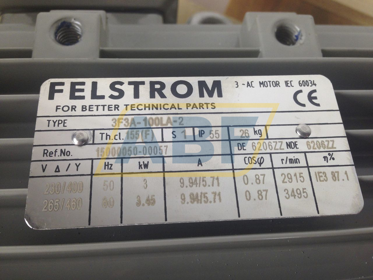 3F3A-100LA-2B35 Felstrom