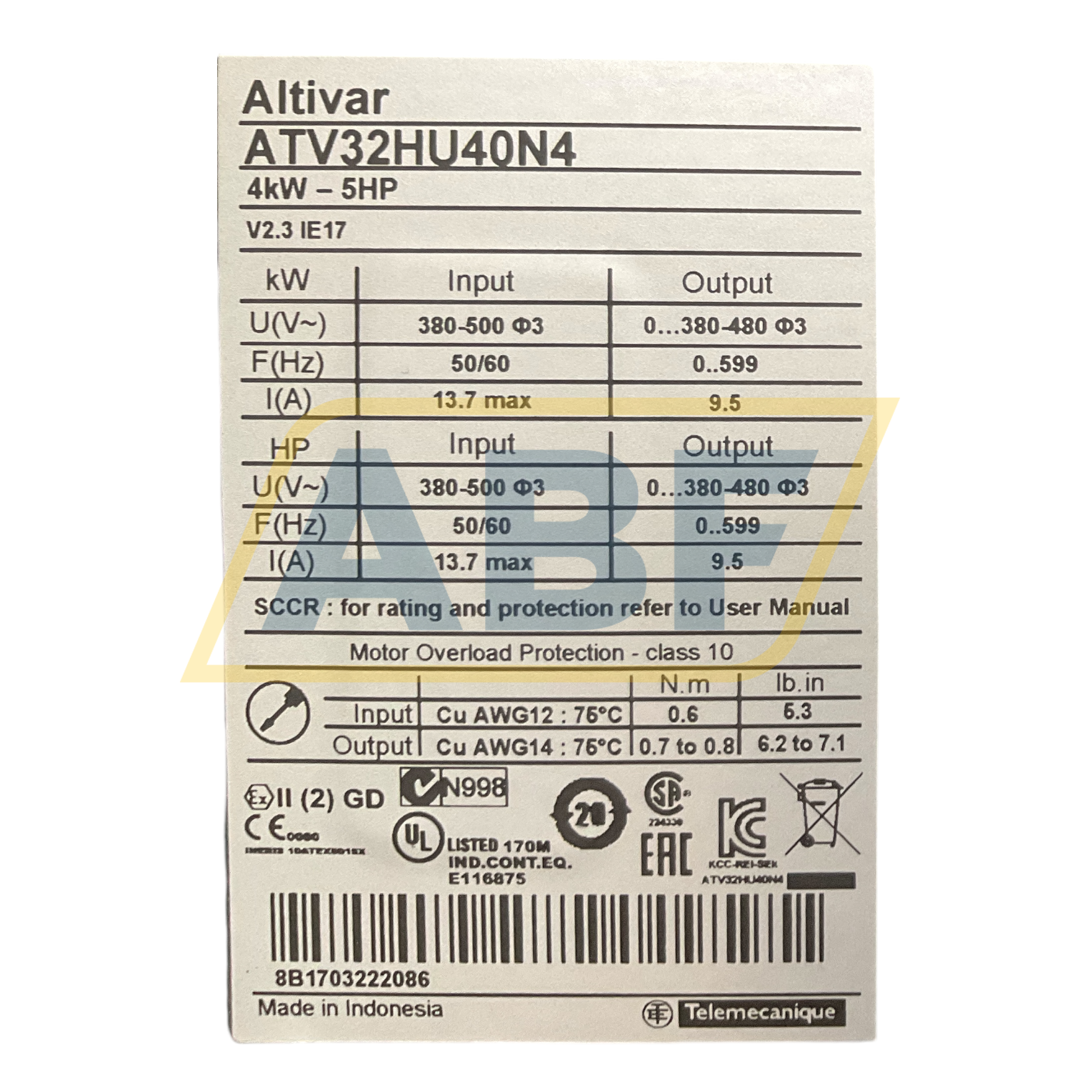 ATV32HU40N4 Schneider Electric