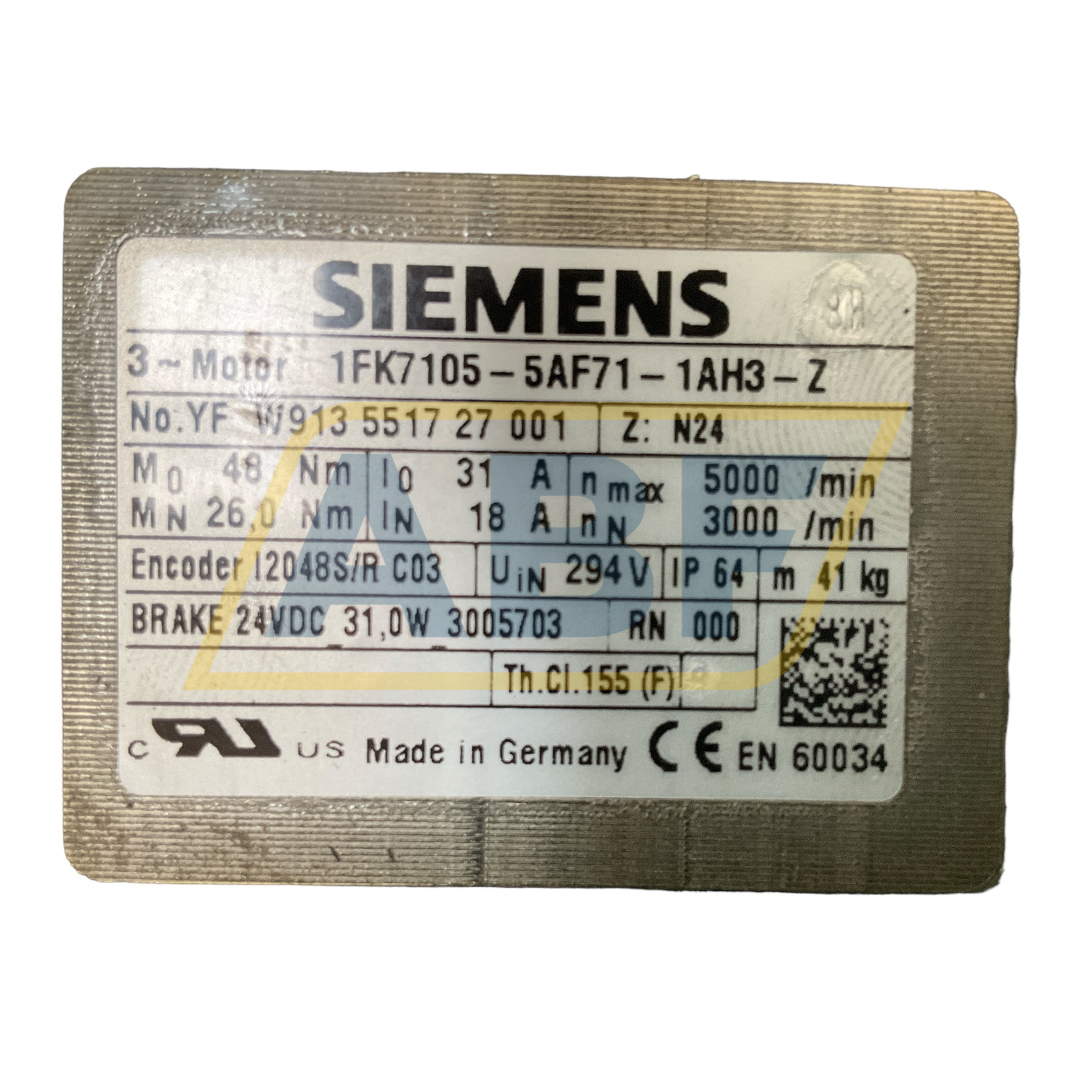 1FK7105-5AF71-1AH3-Z Siemens