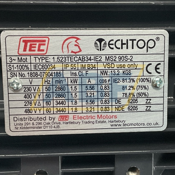 MS290S-2-B3 TechTop Motor