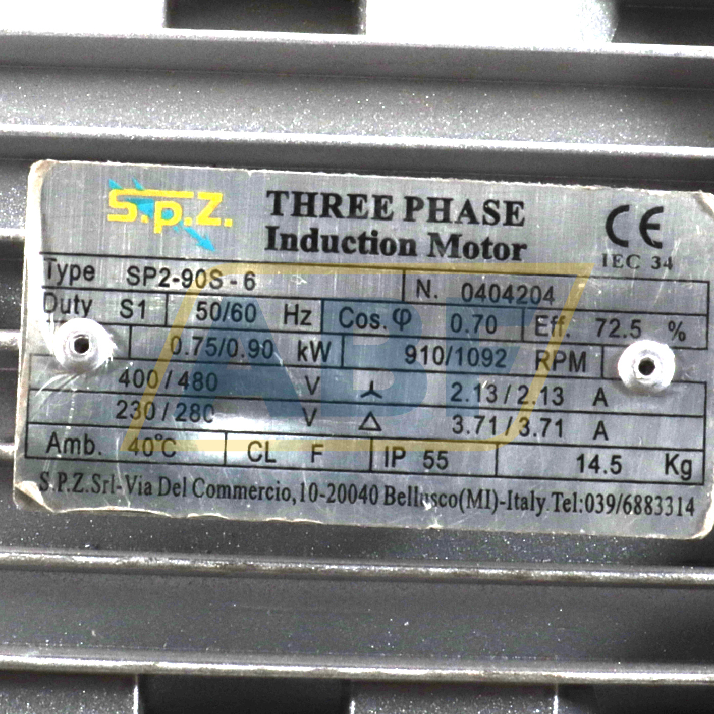 SP2-90S-6-B14 SPZ Motori Elettrici