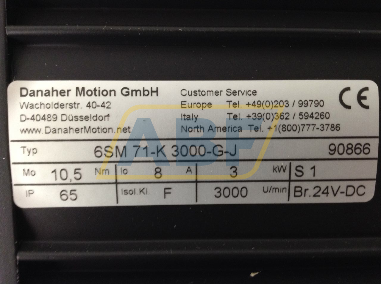 6SM71-K3000-G-J Danaher Motion GmbH