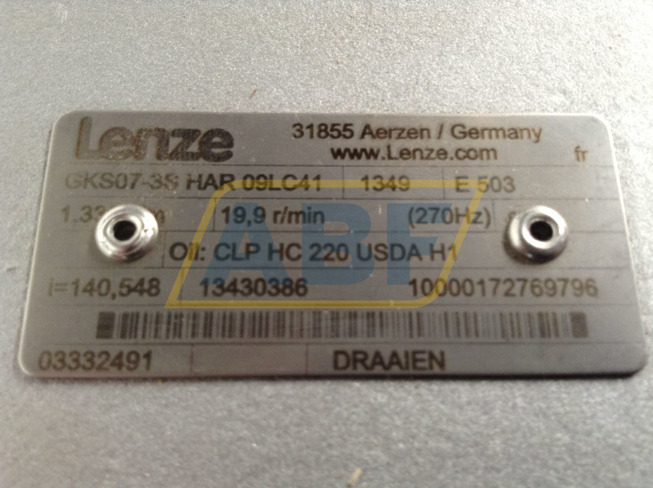 GKS07-3SHAR09LC41 Lenze