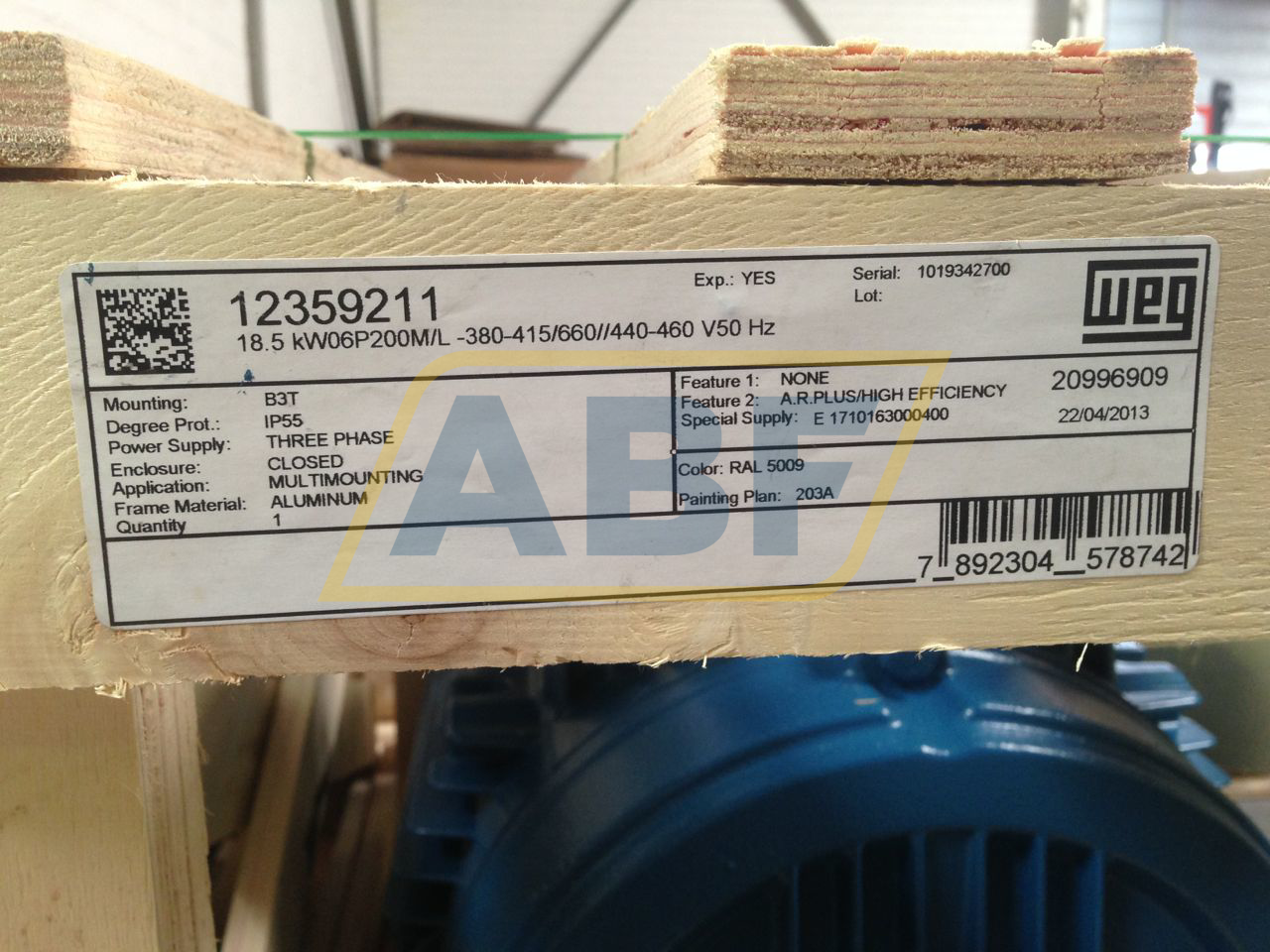 18.5K32AL2200M/L6B3 WEG