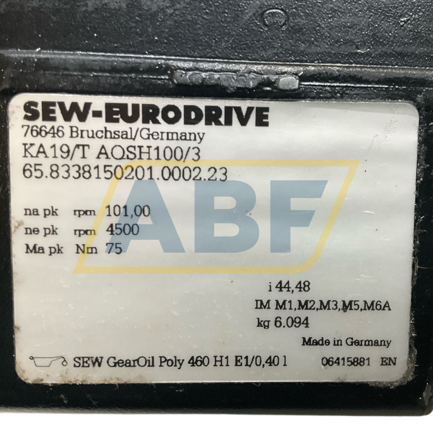 KA19/TAQSH100-3 SEW-EURODRIVE