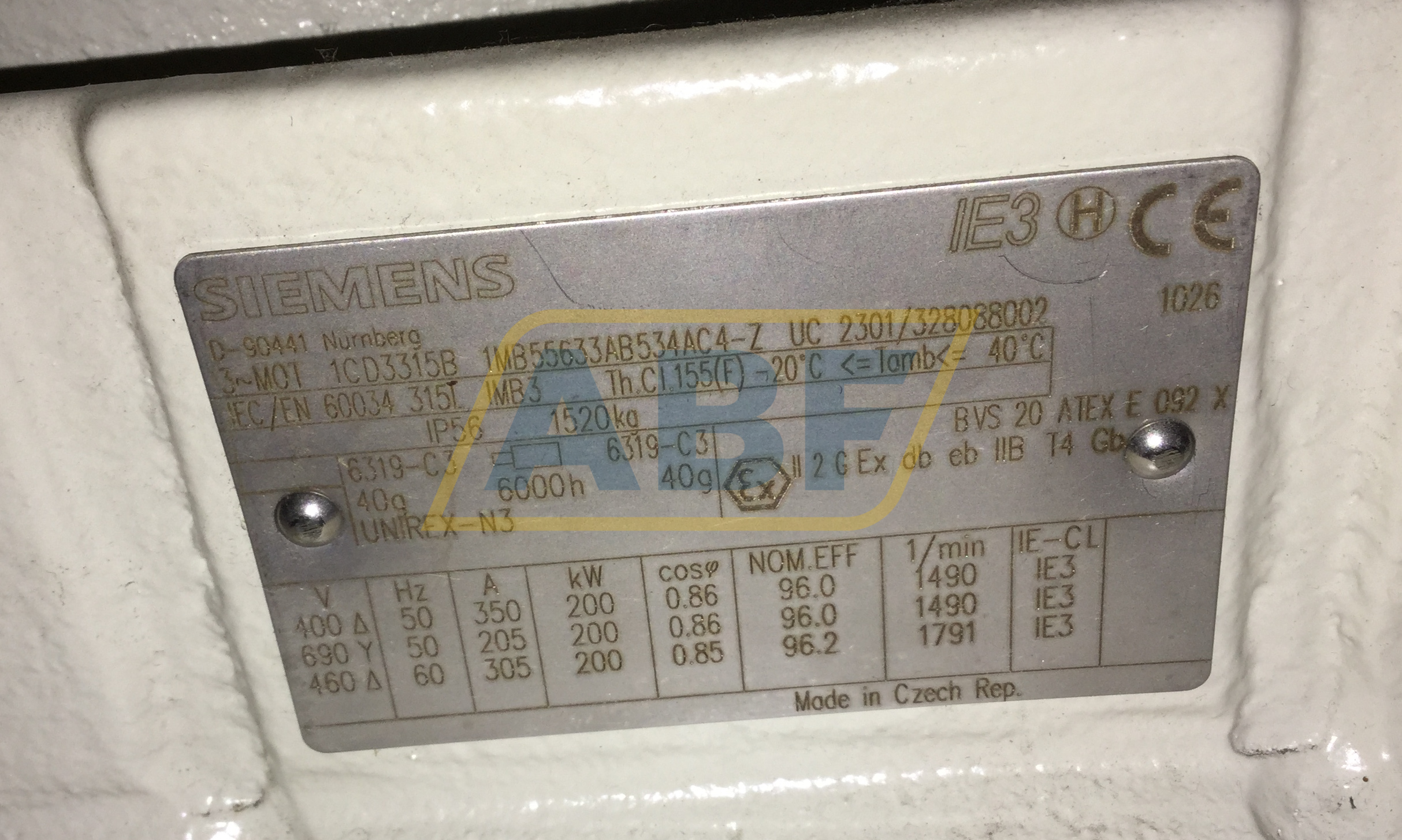 1MB5563-3AB53-4AC4-Z B02+​H22+​R18+​R50+​R62+​S04+​Y53+​Y82 Siemens