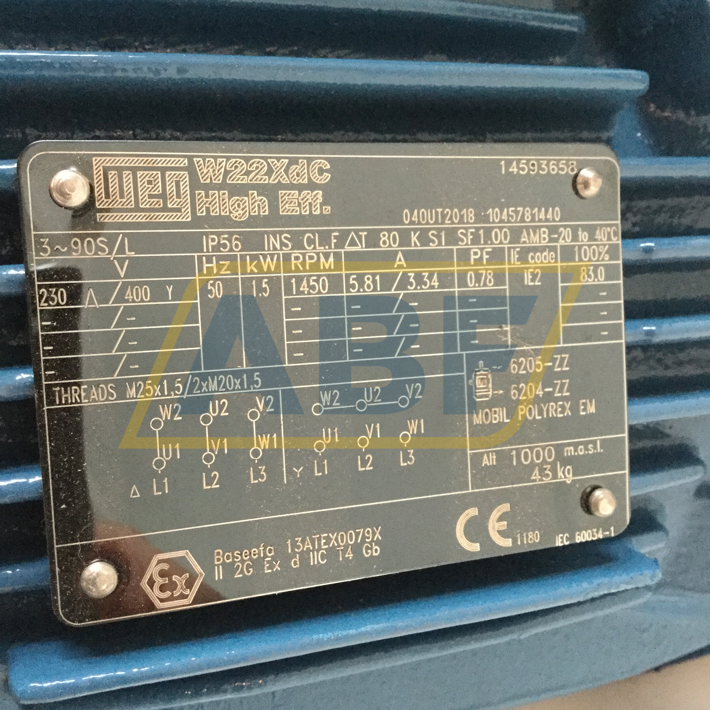 1.5K31CI290S/L4B52G WEG