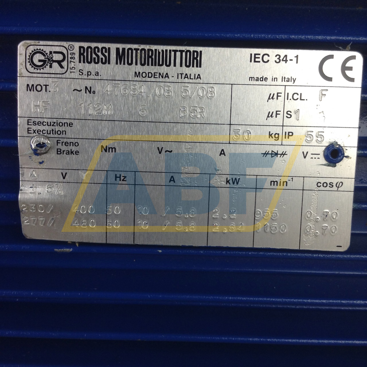 HF112M623040050B5R Rossi