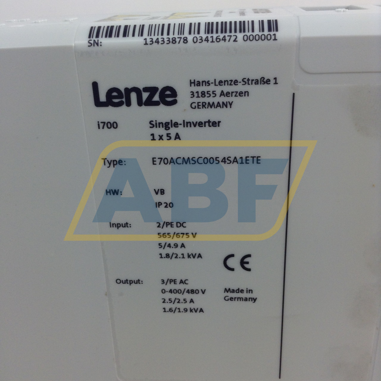 E70ACMSC0054SA1ETE Lenze