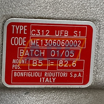 C312UFB82.6S1-M1SD4FD Bonfiglioli