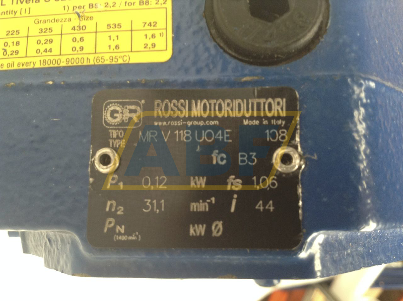 MRV118UO4E-F063A4B14/ Rossi