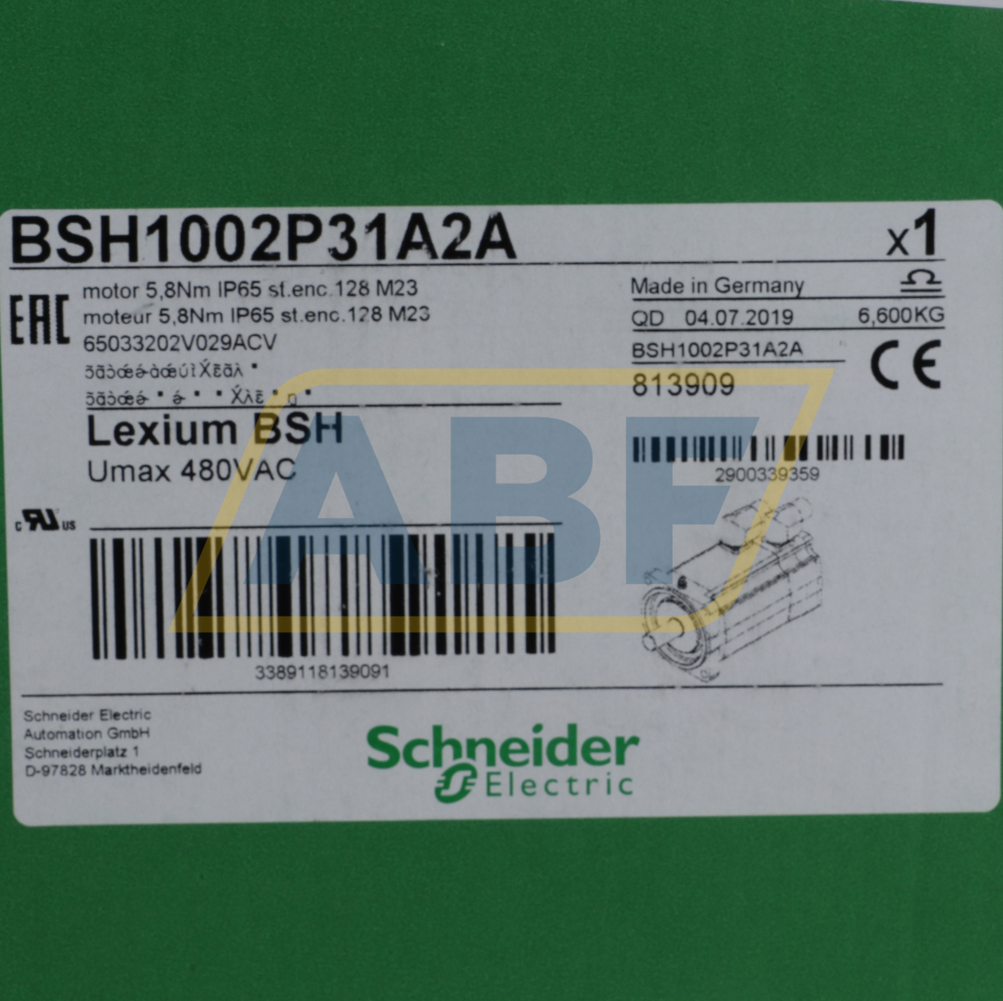 BSH1002P31A2A Schneider Electric