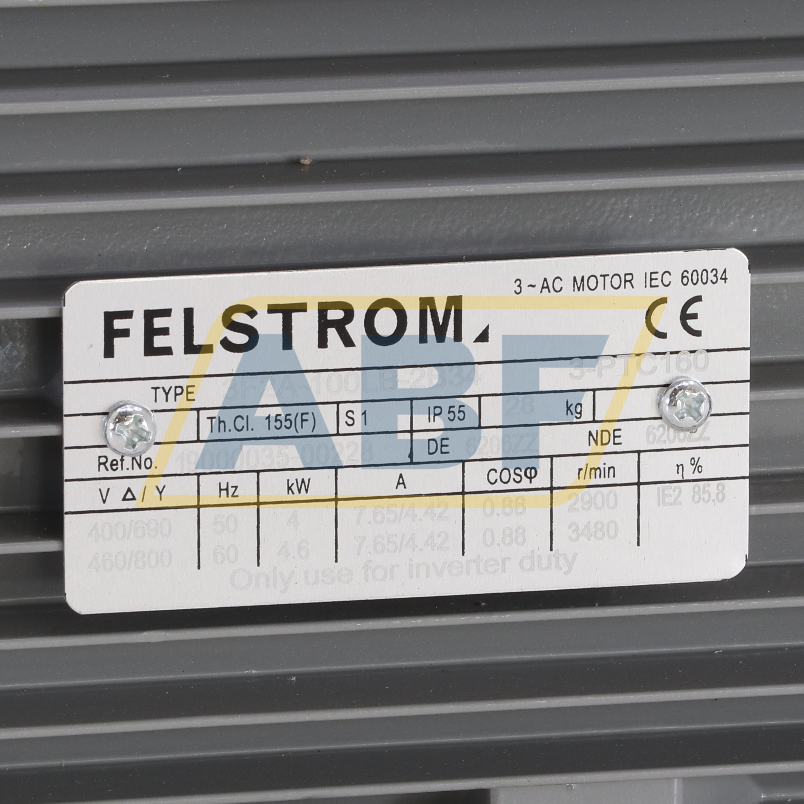 3F2A-100LB-2B34 Felstrom