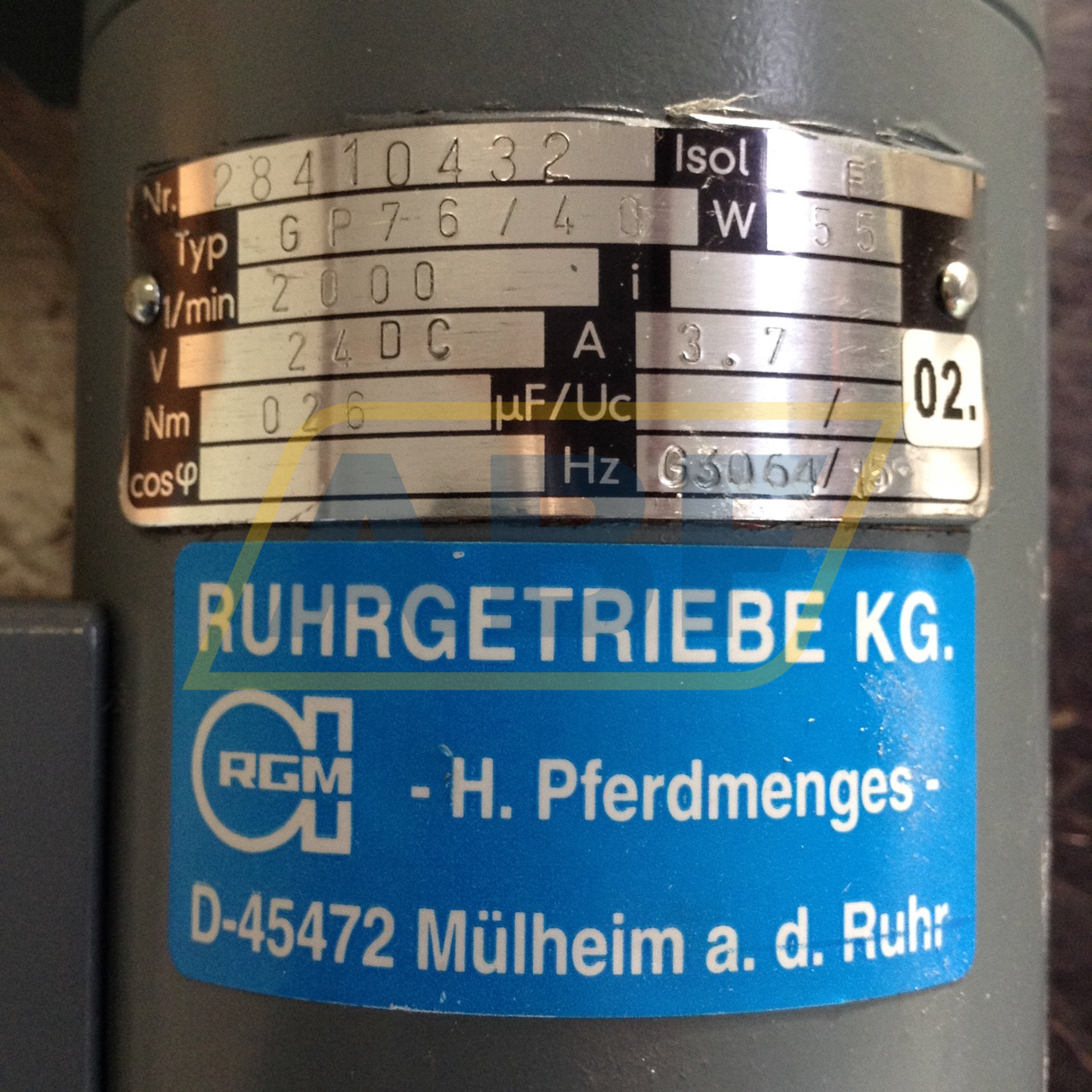 GP76/40-SN6F Ruhrgetriebe Mulheim