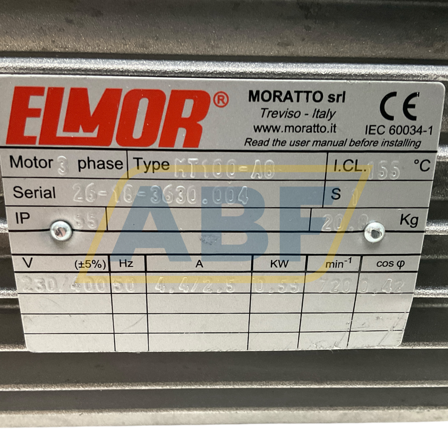 MT100-A8 Elmor Motor