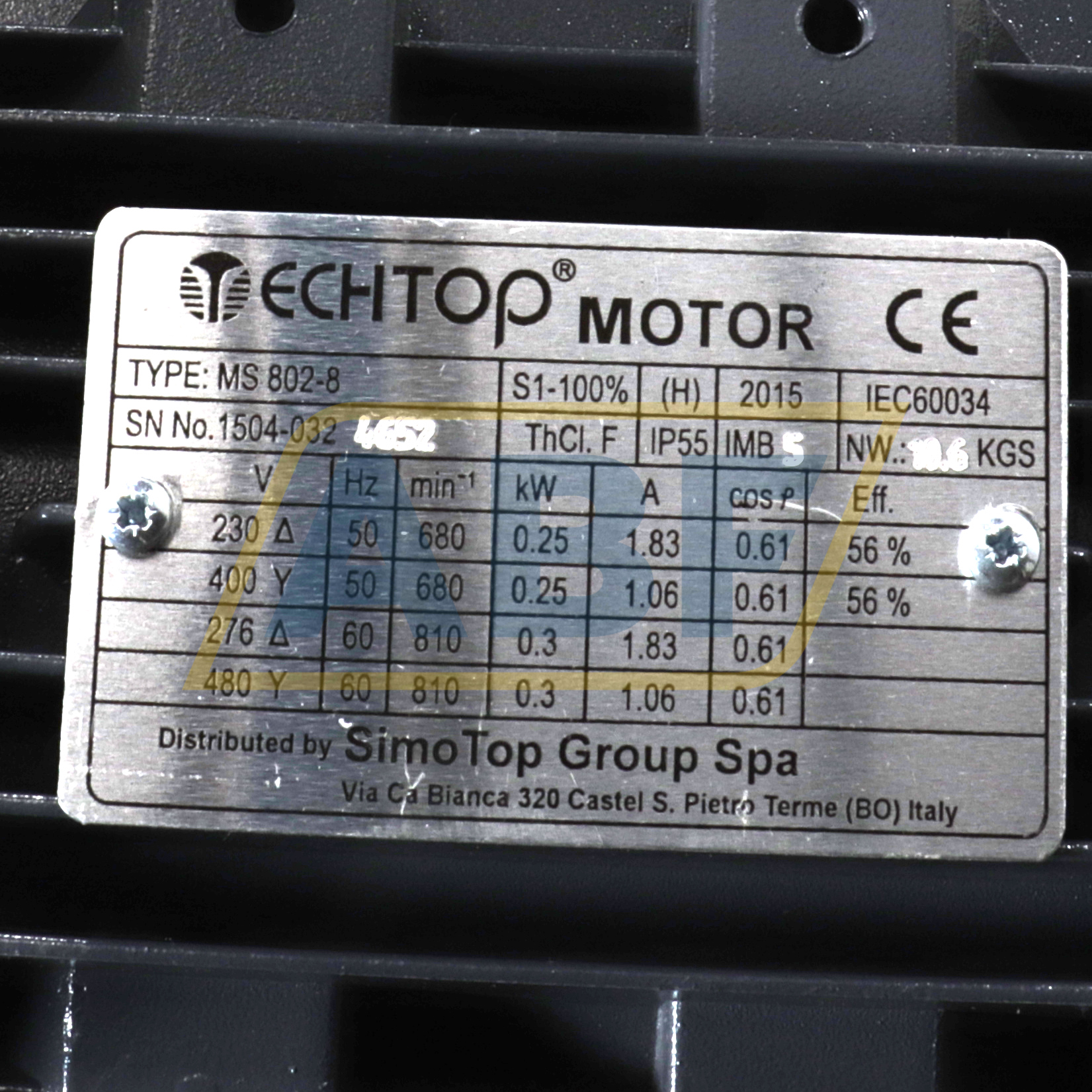 MS802-8-B5 TechTop Motor