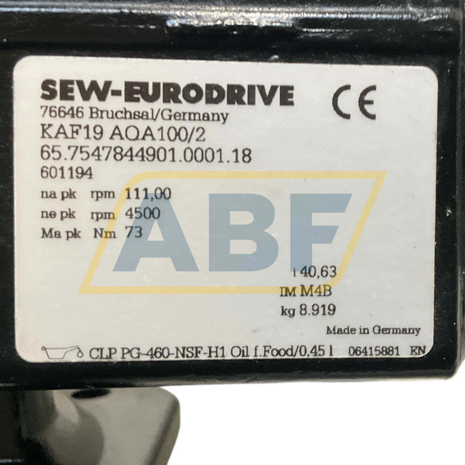KAF19AQA100/2 SEW-EURODRIVE