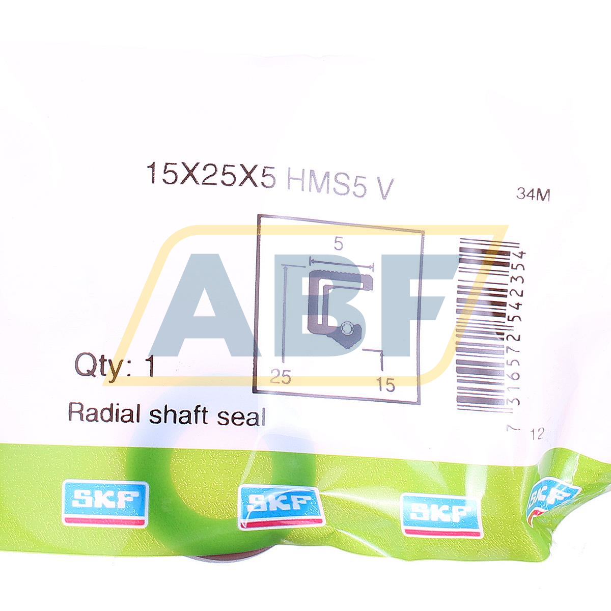 15X25X5HMS5V SKF
