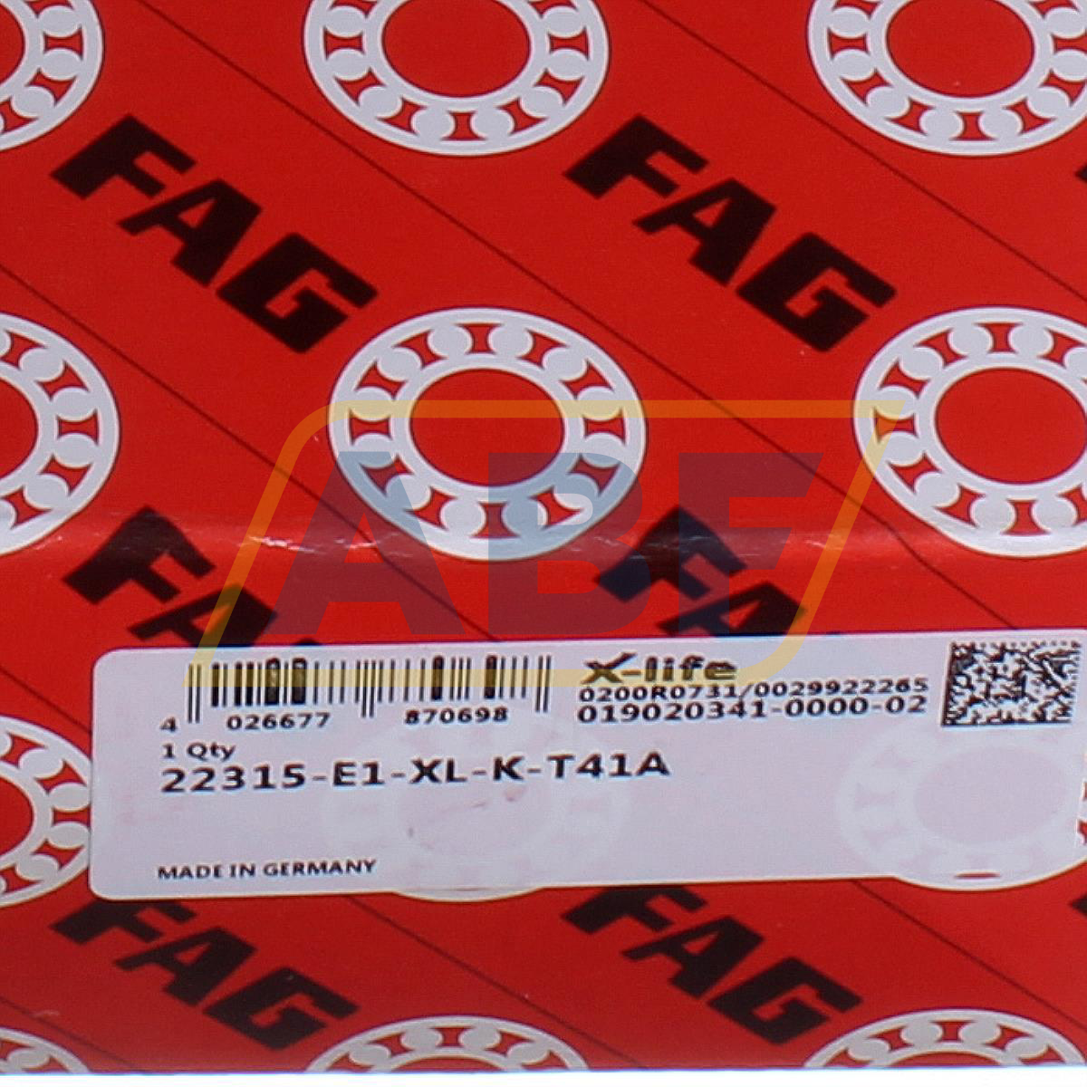 22315-E1-XL-K-T41A FAG