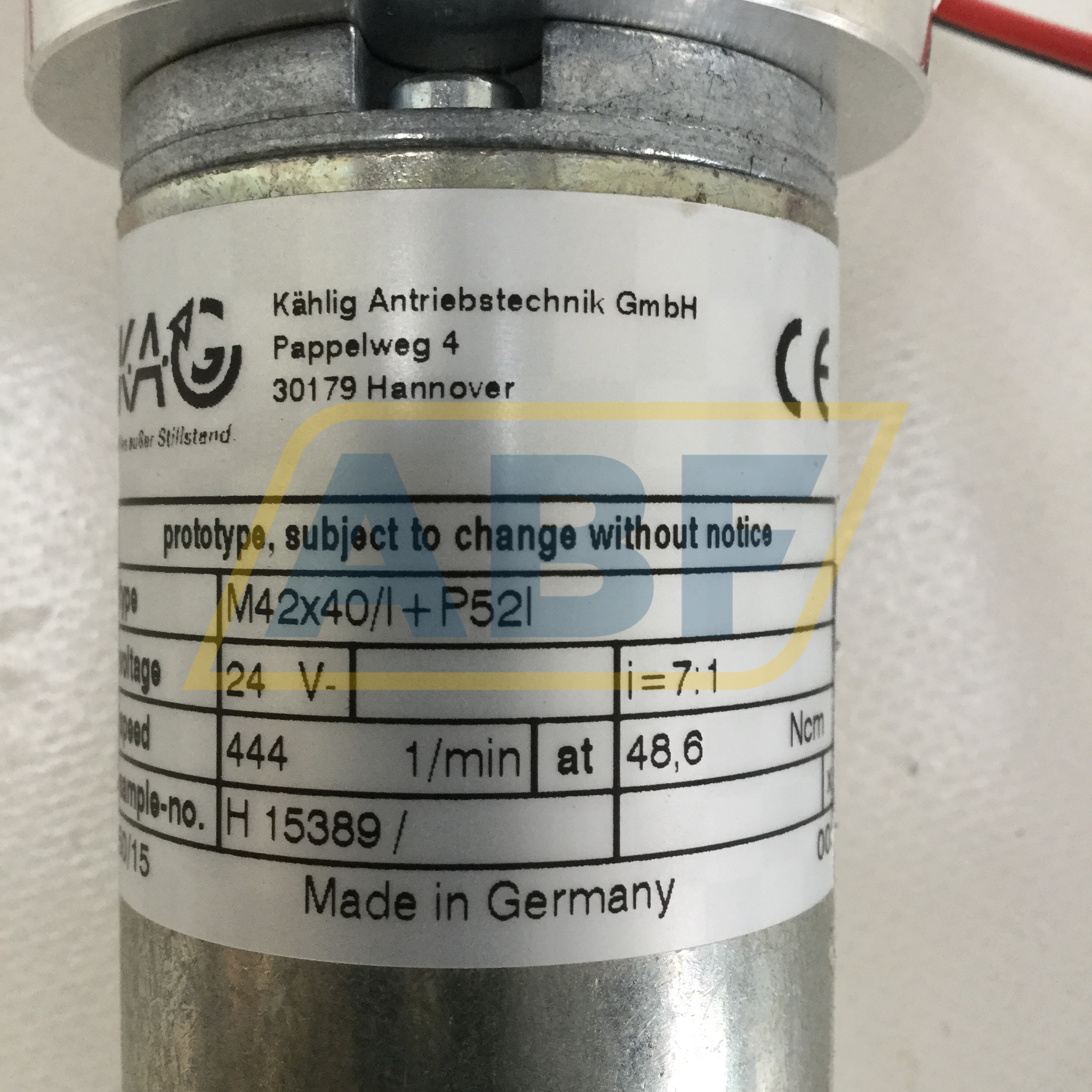 M42X40I24VP52II7 Kahlig Antriebstechnik