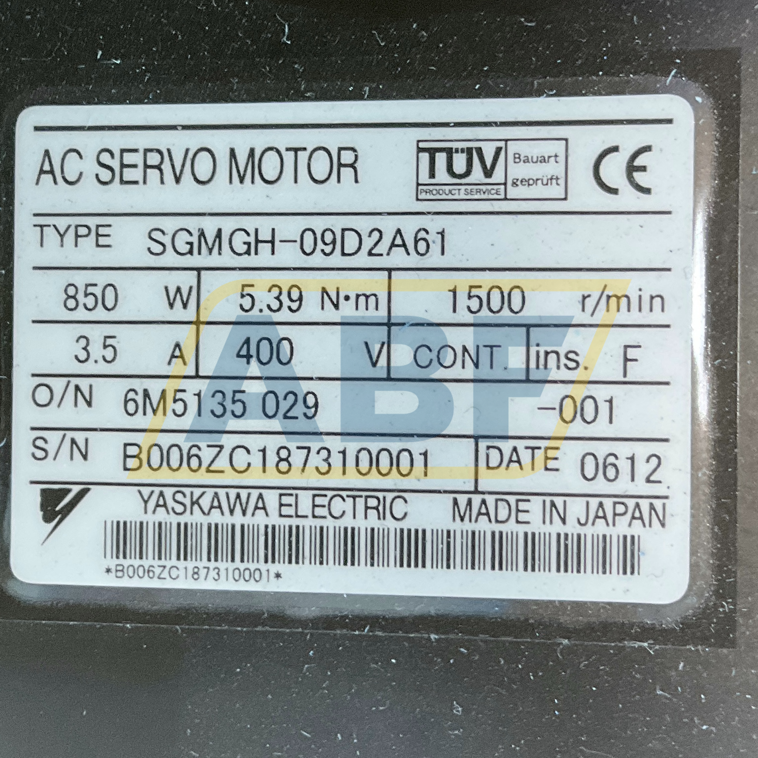 SGMGH-09D2A61 Yaskawa