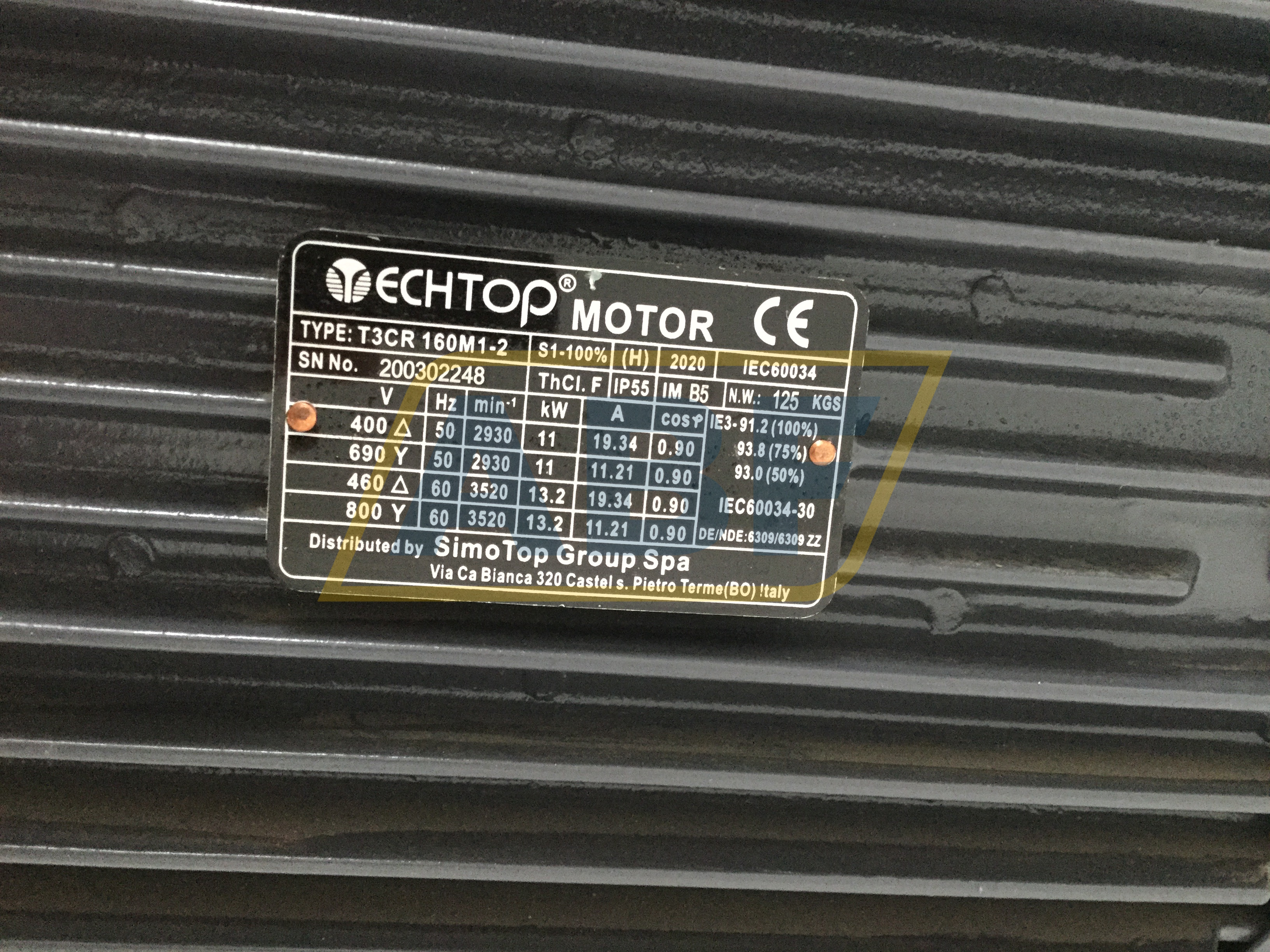 T3CR160M1-2-B5 TechTop Motor