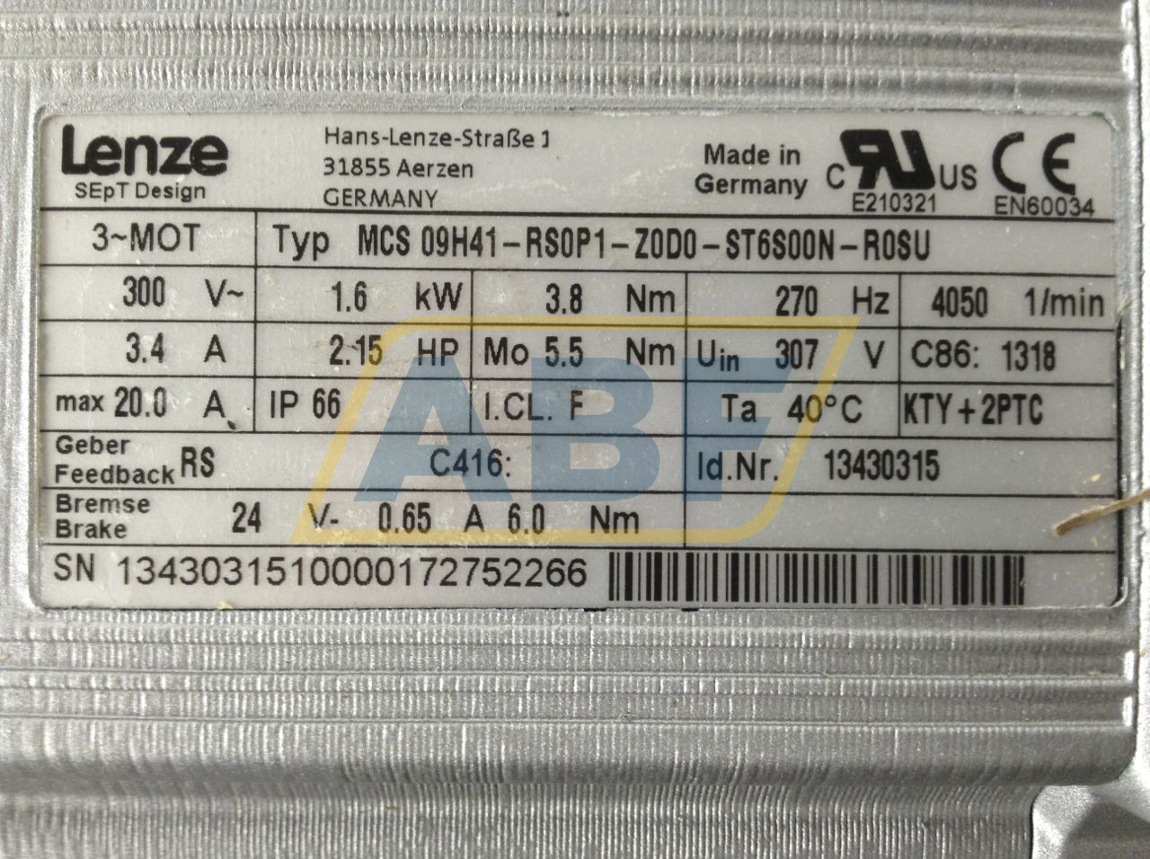 GST05-2SVBR09HC41 Lenze