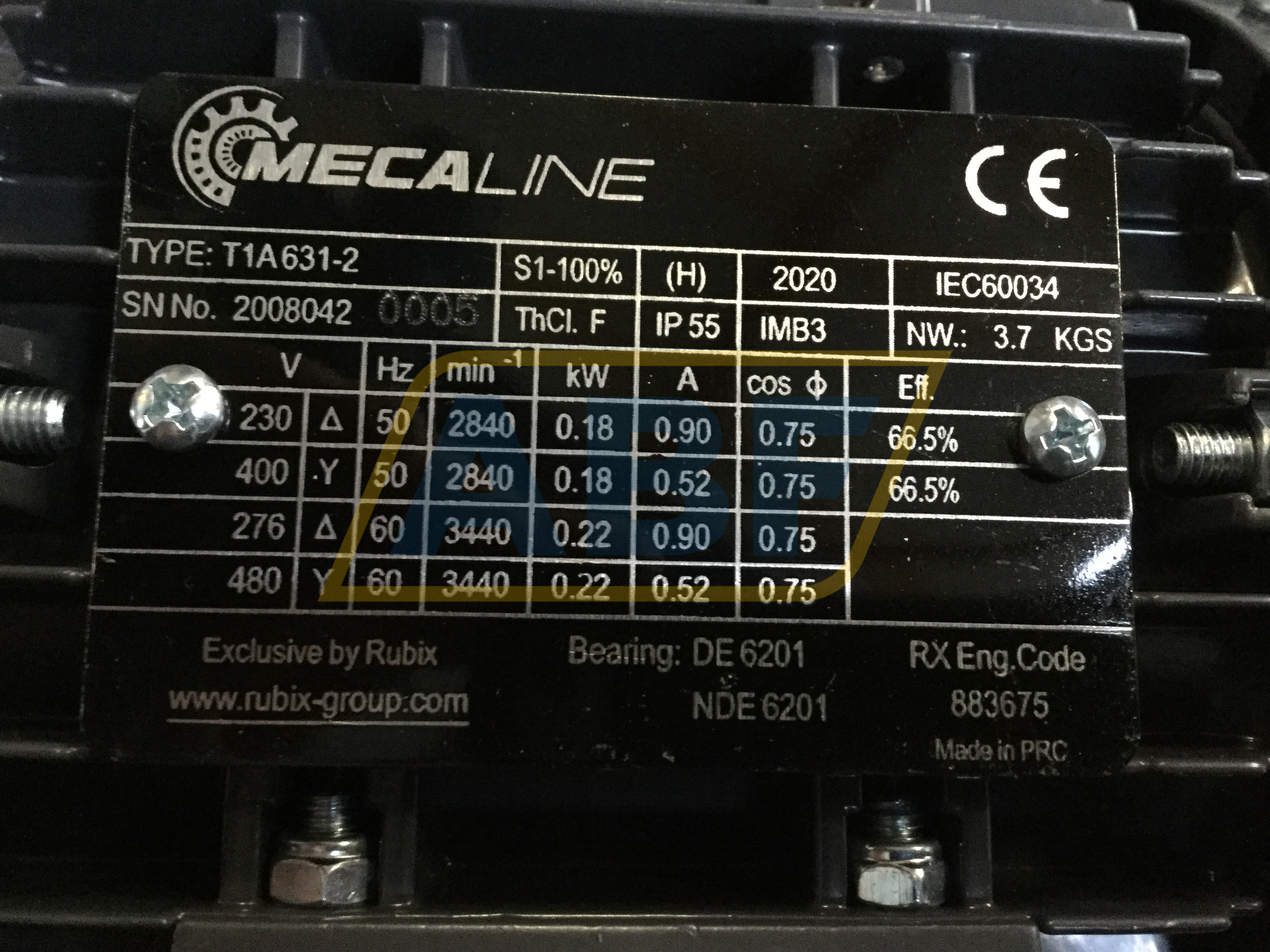 T1A631-2-B3 TechTop Motor