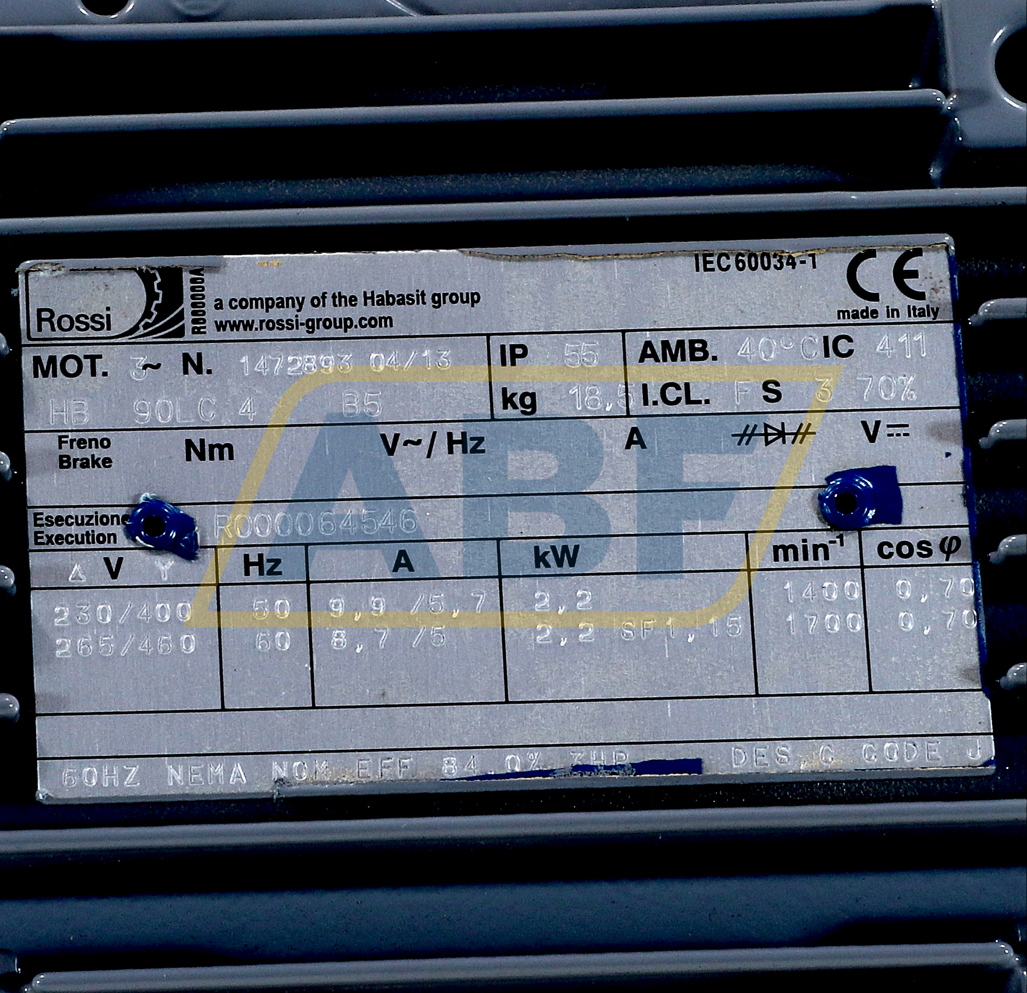 MR2E200FC1C-HB90LC4B5 Rossi