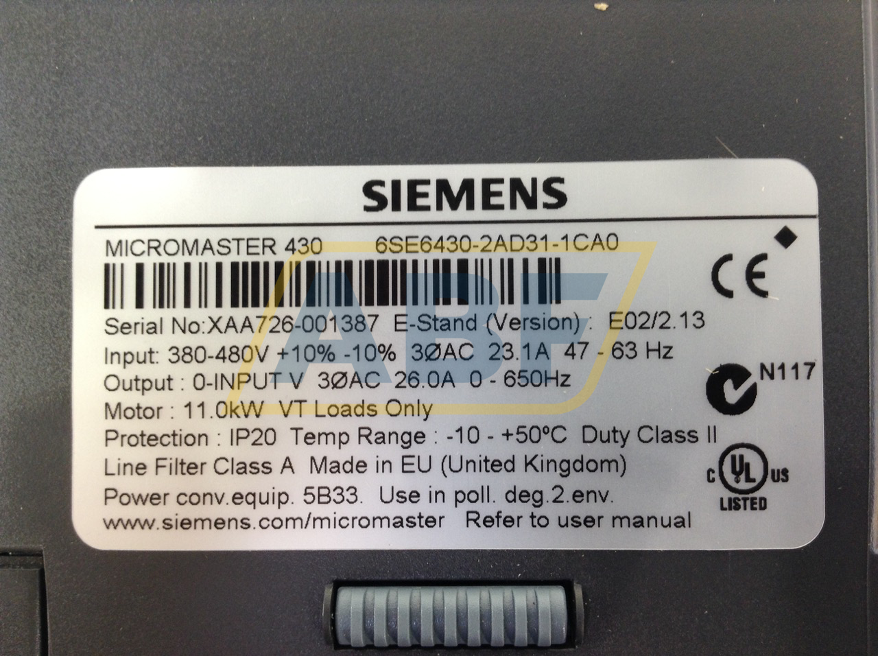 6SE6430-2AD31-1CA0 Siemens